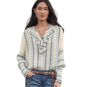 Sundance Northern Lights Boho Printed Top L